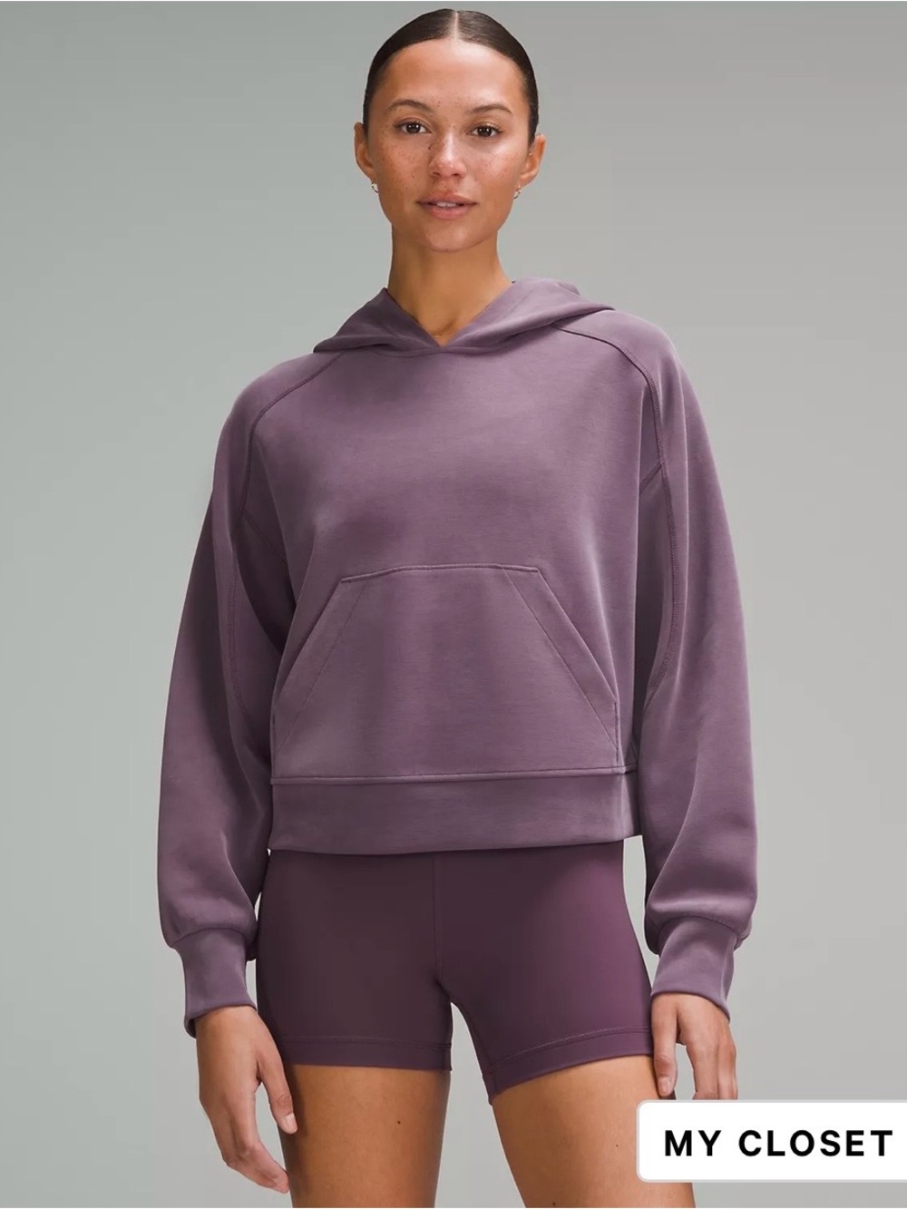 Lululemon Softstream hoodie pullover Grape Thistle size 4